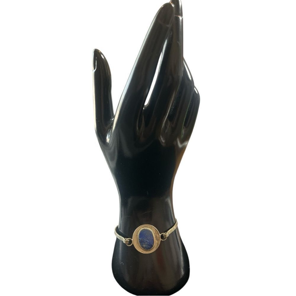 Artesian Made Bracelet w/Lapis Lazuli & a Chilean Coin!